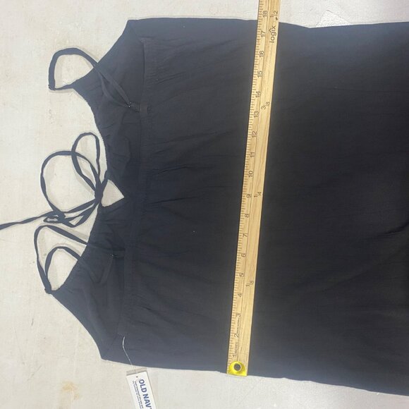 NEW‎ Cami Maxi Dress M Black Babydoll Stappy Casual Lounge Lightweight - Picture 13 of 16